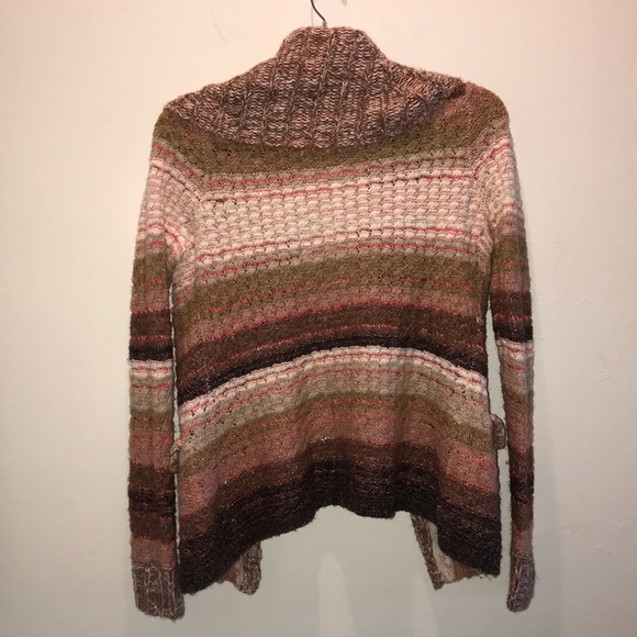 Anthro. Sleeping on Snow cowl neck cardigan. - Picture 3 of 7